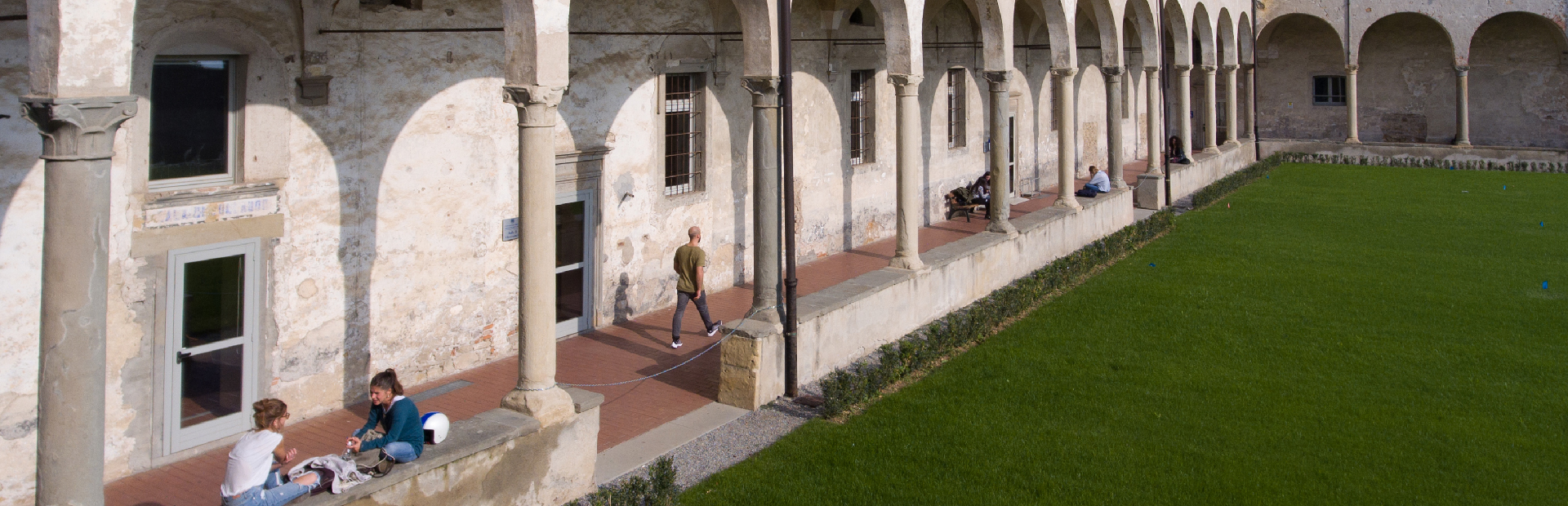 Veduta aerea della sede universitaria di S. Agostino
